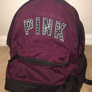 PINK backpack in excellent condition.